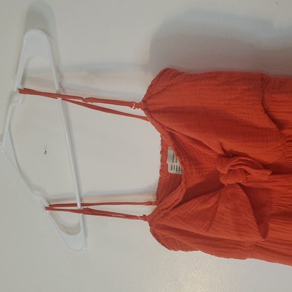 Anthropologie Saterday Sunday Isabel Tie-Front Jumpsuit Size XS Gauze Cotton - Picture 7 of 16